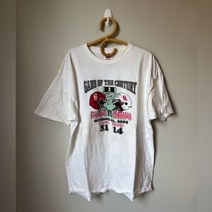 2000 Oklahoma vs Nebraska Football T-Shirt Men’s XXL